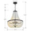 Lustre empire unique à 8 lumières avec accents perlés Josephine-426881118-423798480