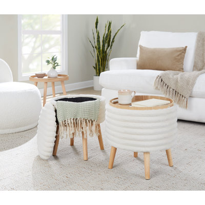 Ensemble de repose-pieds avec couvercle Tray