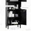 Armoire autoportante noire avec 2 armoires-2002219090