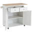 Brutsche Solid Wood Top Kitchen Cart