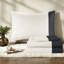 ensemble de literie simple à carreaux simples, édredon en microfibre au design classique pour la maison