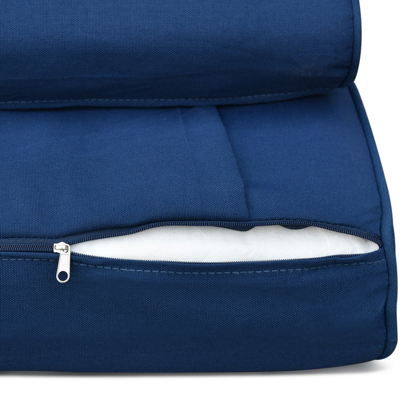 Tapis de chaise longue d'extérieur imperméable, Marine