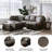 Baltic-Park 2-Piece Sleeper Sectional With Chaise