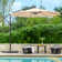 Beeram 120'' Round Cantilever Umbrella with Weighted Base