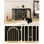 Dog Crate Furniture, 100 cm Wooden Dog Crate, Indoor Kennel for Small/Medium/Large Dogs, End Side Table Animal Crates, Anti-Chew, Anti-Escape, Arched Door Design-1153787609