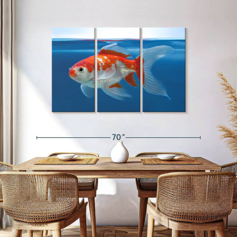 Brampt Shubunkin Aquarium Goldfish, 36" H x 57" W