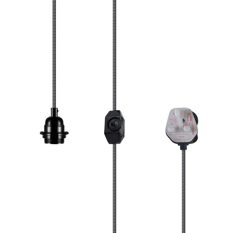 - Light Pendant, Black & White