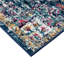 Tapis médaillon en polyester résistant aux taches pour les salons