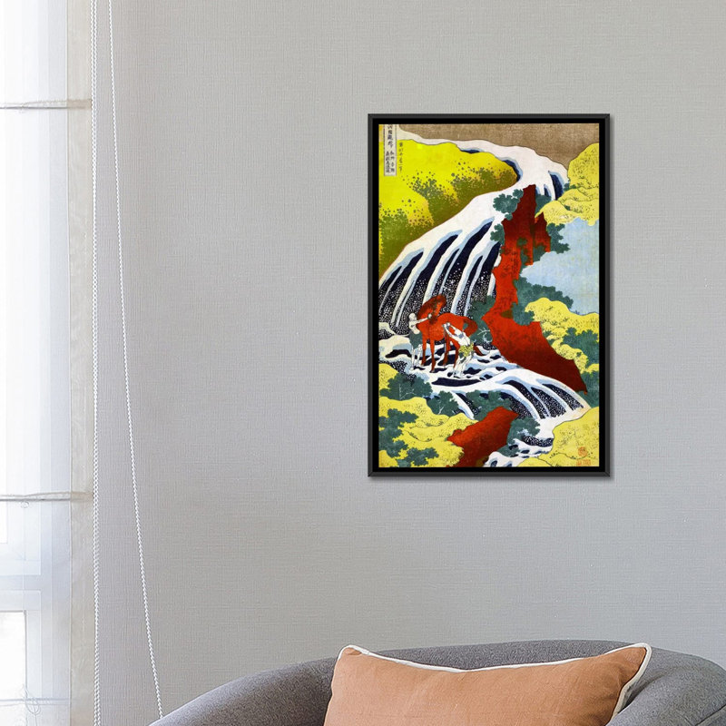 Modern & Contemporary, 26" H x 18" W x 1.5" D, Black Framed Canvas, No Mat