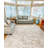 Straten Abstract Design Modern Cream/Beige Area Rug-32815515