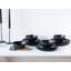Creatable, Natural Organic Black, 12-Piece Plate Set
