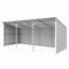 Abri de ferme en métal 25 pi x 12 pi, abri en acier robuste pour allée et remise de matériel-126230755