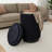 Round Ottoman Vanity Stool with Storage-97849618
