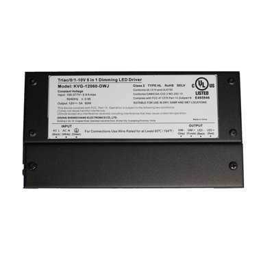 Transformateur électronique 12V de 60 w