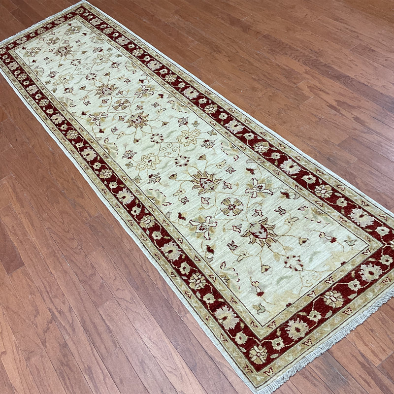  Handmade Oushak Wool Runner