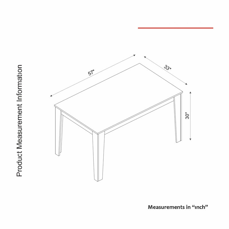 Table de salle à manger 6 personnes Arnfinn, Brun