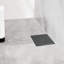 Drain de plancher de douche carré de 6 pouces avec bonde, grille à motif amovible, acier inoxydable SUS 304 de qualité alimentaire