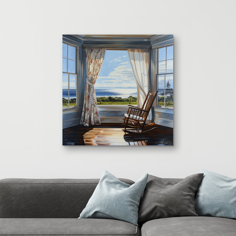 The window - 32"x32" art on canvas