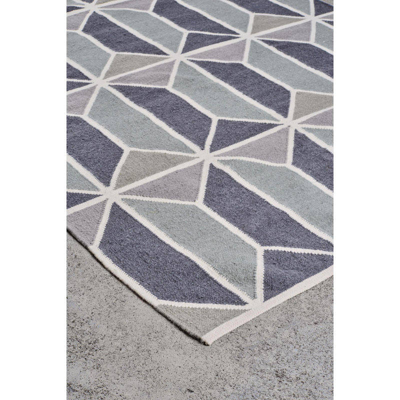 Geometric Hand Woven 160cm X 230cm Area Rug