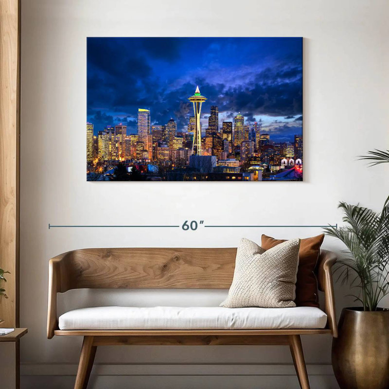 Sireci Space Needle Standout, 30" H x 45" W
