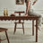 Durable table set of solid wood-111067146