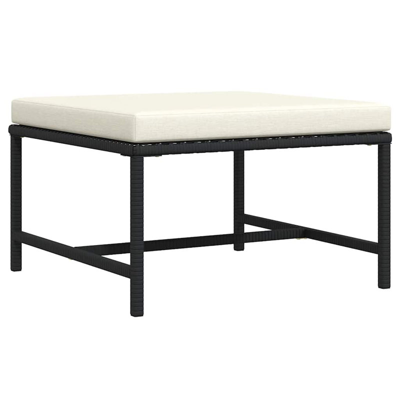 23.6" Wide Square Patio Sectional with Cushions