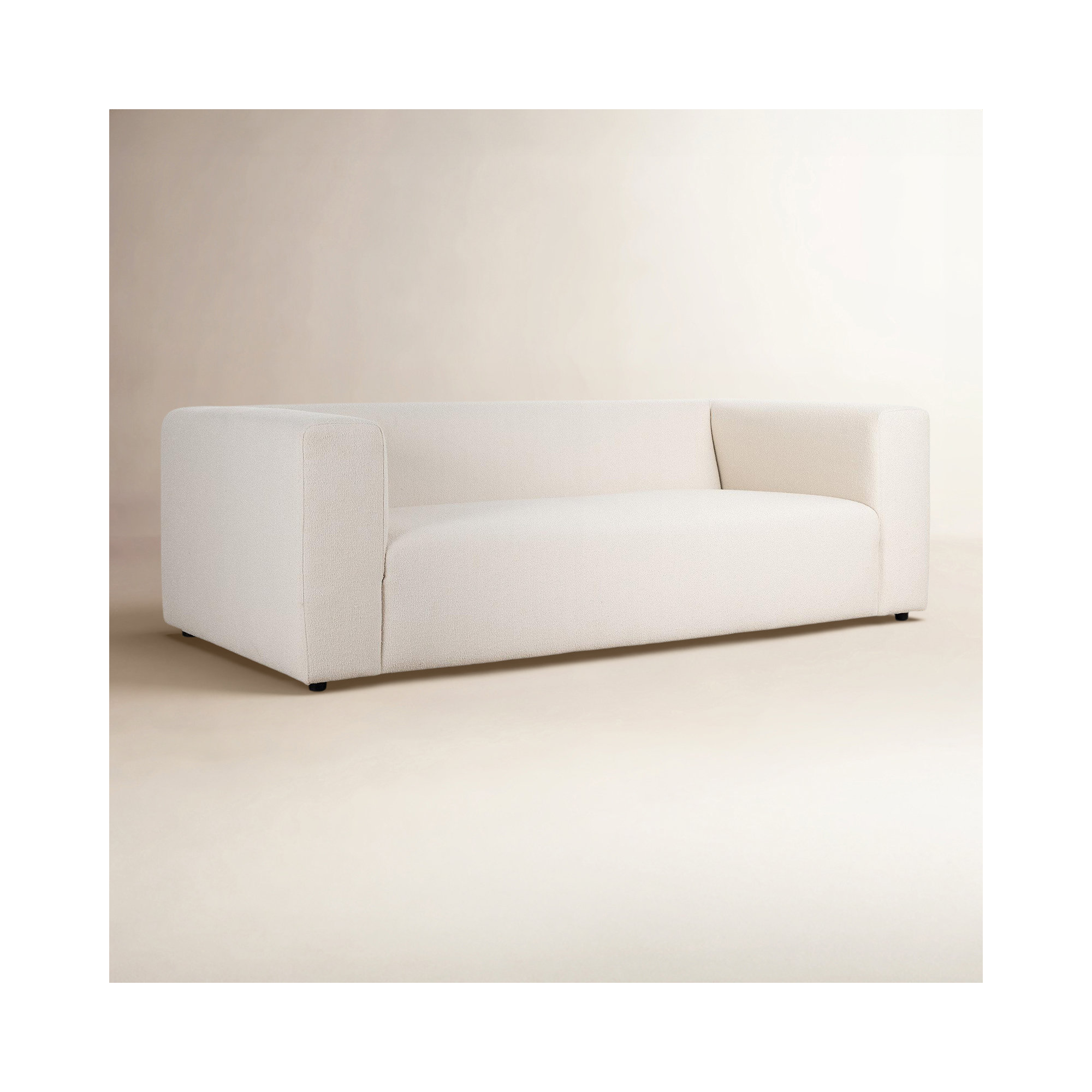 Cayson 89'' Upholstered Sofa, Fayette Cloud