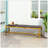 CAMBRIA 3 Seater Outdoor Bench With Rustic Charm And Durable Construction For Garden Or Patio Use