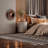 Metal Body Round Unique Wall Sconce