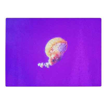 Glass Jellyfish Chopping Board