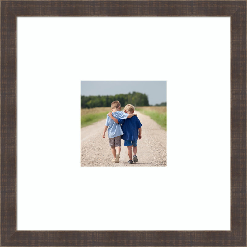 Cadre photo Whiskey Brown, 20 x 20 emmêlés à 8 x 8