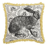 Hop Linen Square Pillow Cover