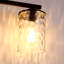 Luminaire de meuble-lavabo moderne à 3 lumières avec abat-jour cylindrique en verre transparent Lilwen