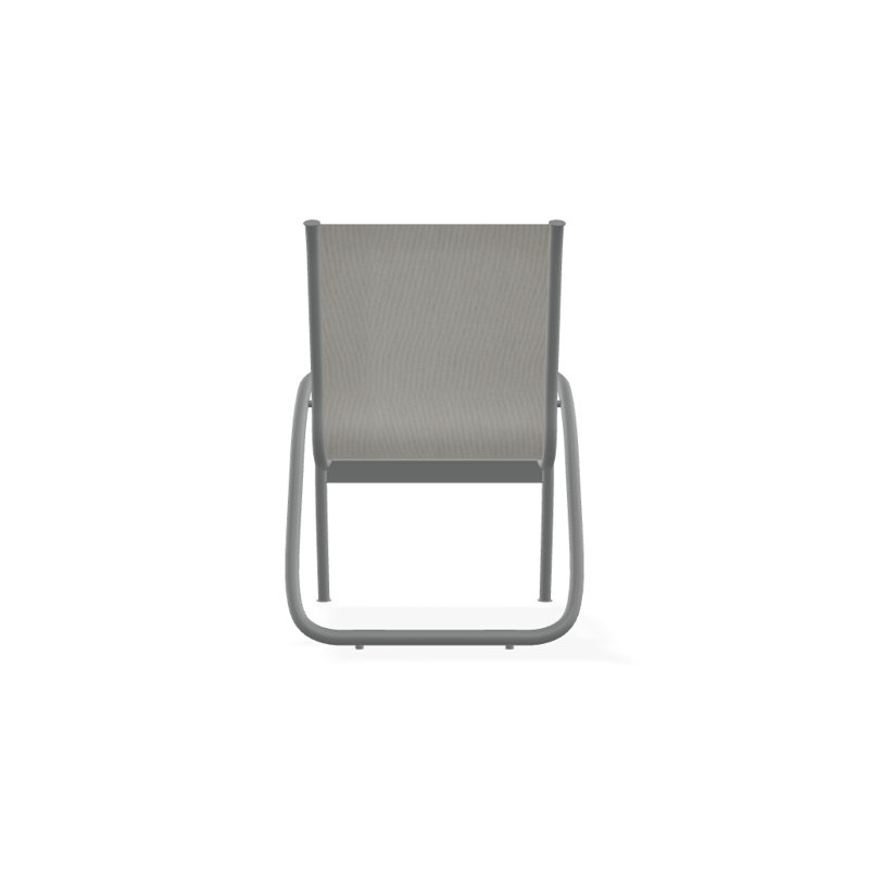 Fauteuil de patio Gardenella, Graphite texturé, Huître Augustine