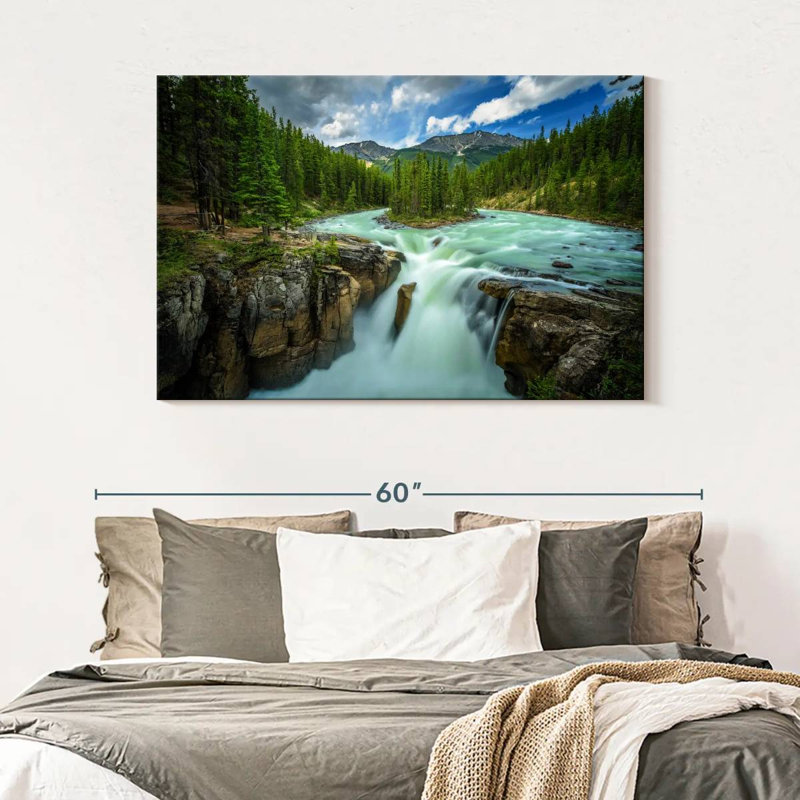Cascades d'Alvord Upper Sunwapta, H 32 po x l 48 po