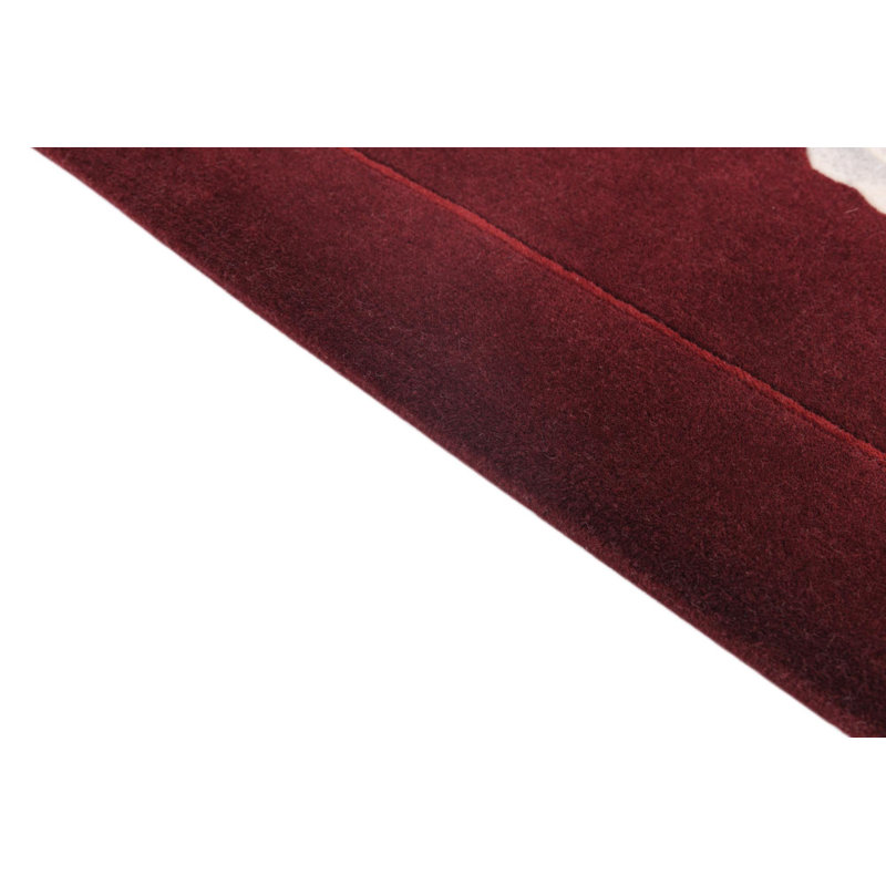 Tapis bordeaux Murry