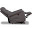 Fauteuil inclinable contemporain avec revêtement en tissu gris