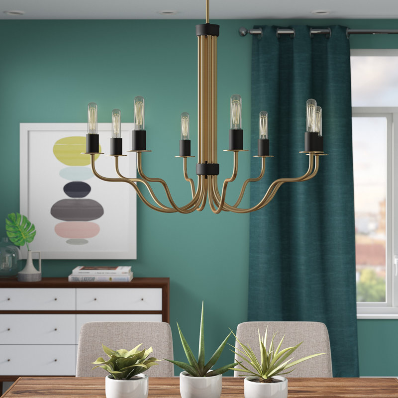 Lustree 8 lumières façon bougie/classique Shutt