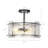 Brisher 3-Light  Semi Flush Mount Light