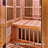 Backyard Discovery Rylan 1-Person Cedar Indoor Infrared Sauna with 8 Carbon Far-Infrared Heaters, Red Light Therapy and Chromotherapy