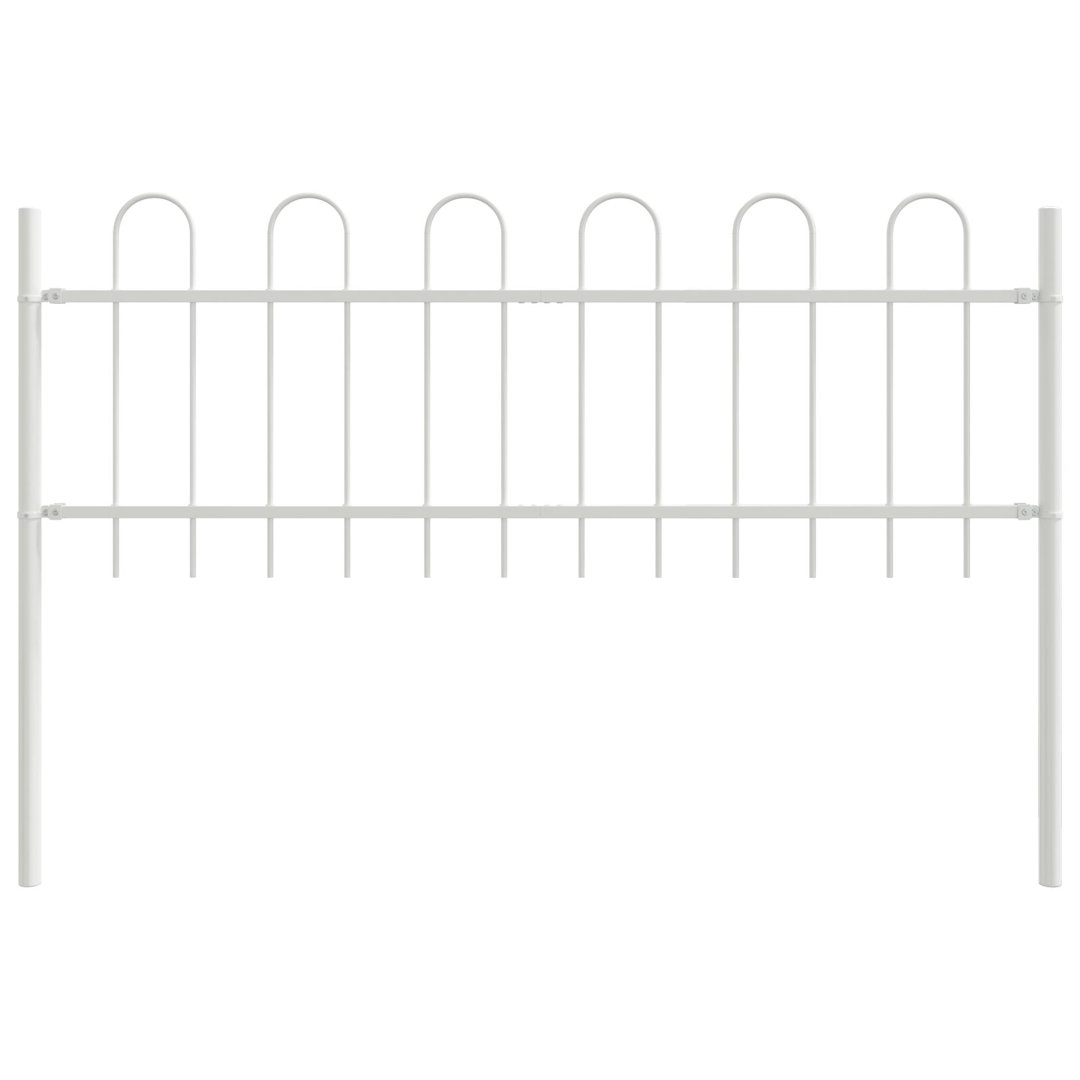 60cm H x 170cm W Steel Border Fencing