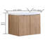 Armoire de salle de bain avec lavabo, portes à fermeture douce, montage flottant, 24 po pour petite salle de bain, 24 x 18-00624 IMO (kd-emballage)