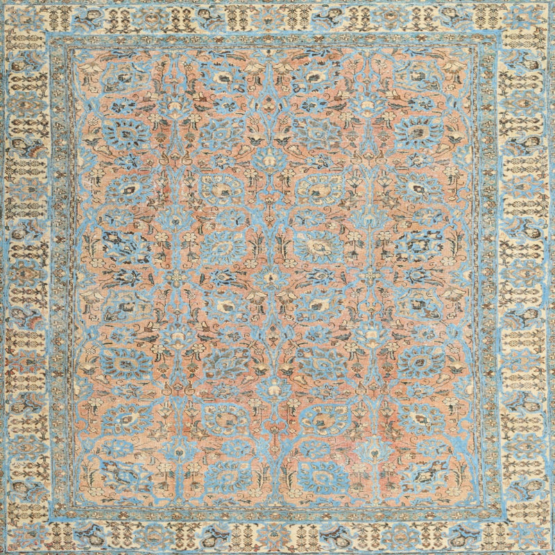 Rigmor Oriental Indoor Rug, Square 4'