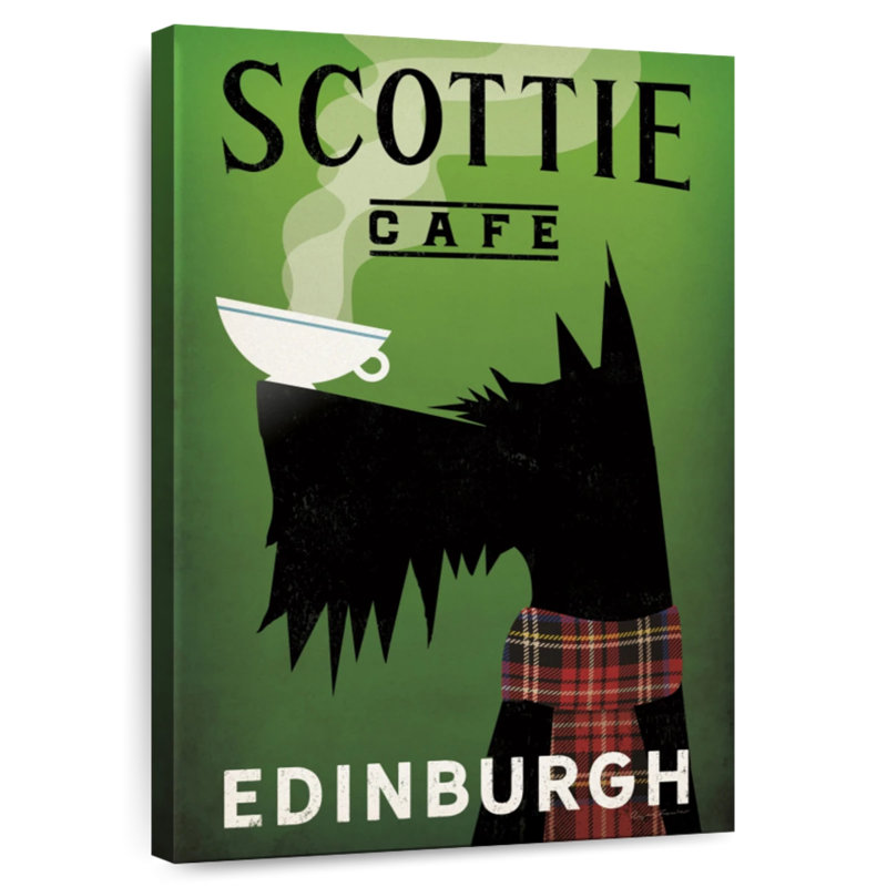 Brampt Scottie Cafe, 24" H x 16" W