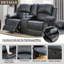 Causeuse inclinable en similicuir Boysen-1950853387