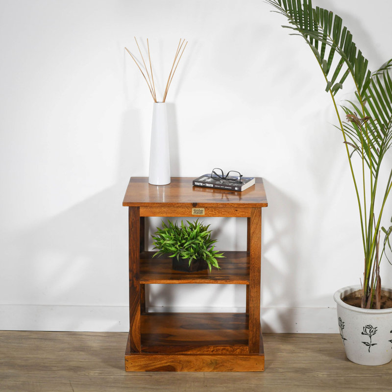 50cm W Solid Wood Bedside Table