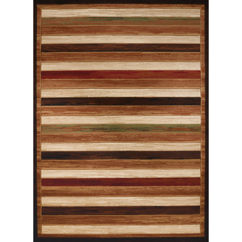 Baines Striped Indoor Rug, Rectangle 5'3" x 7'2"