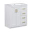 Meuble-lavabo 30 po avec lavabo en résine-100914207