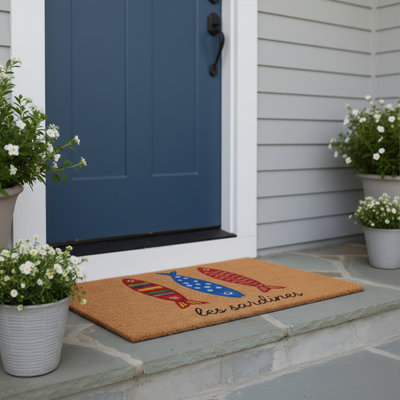 Les Sardines Doormat, 17"x29"