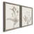 Toile avec cadre gris